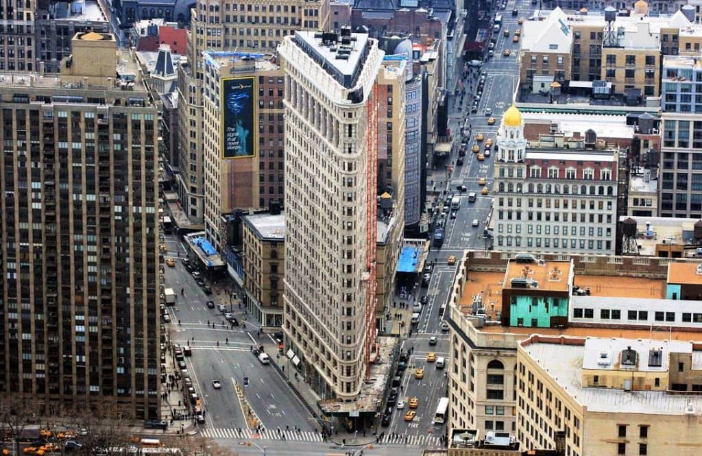 Prédio Flatiron Building em Nova York Prédio Flatiron Building em Nova York