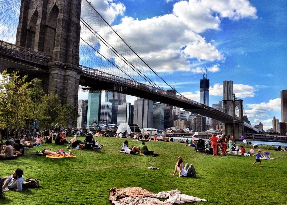 Brooklyn Bridge Park em Nova York Brooklyn Bridge Park em Nova York