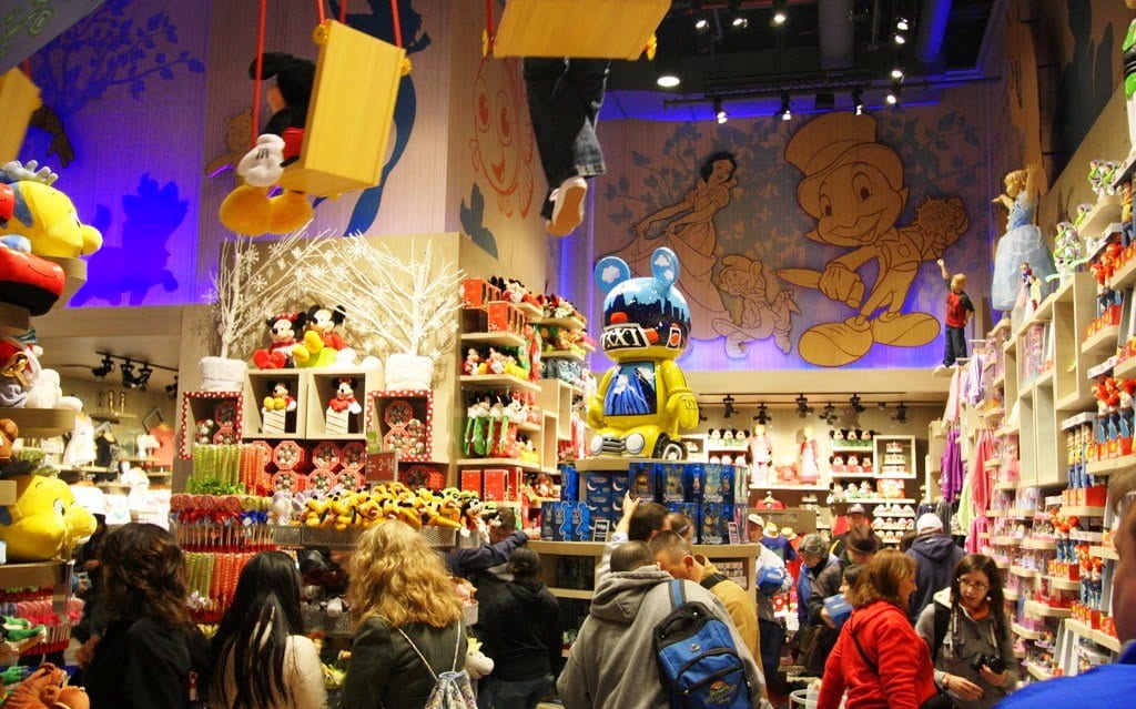 Loja Disney Store em Nova York Loja Disney Store em Nova York