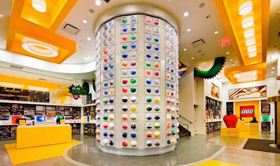Loja de brinquedos Lego Store em Nova York Loja de brinquedos Lego Store em Nova York