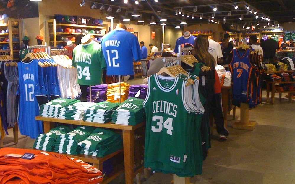 Loja NBA Store em Nova York Loja NBA Store em Nova York
