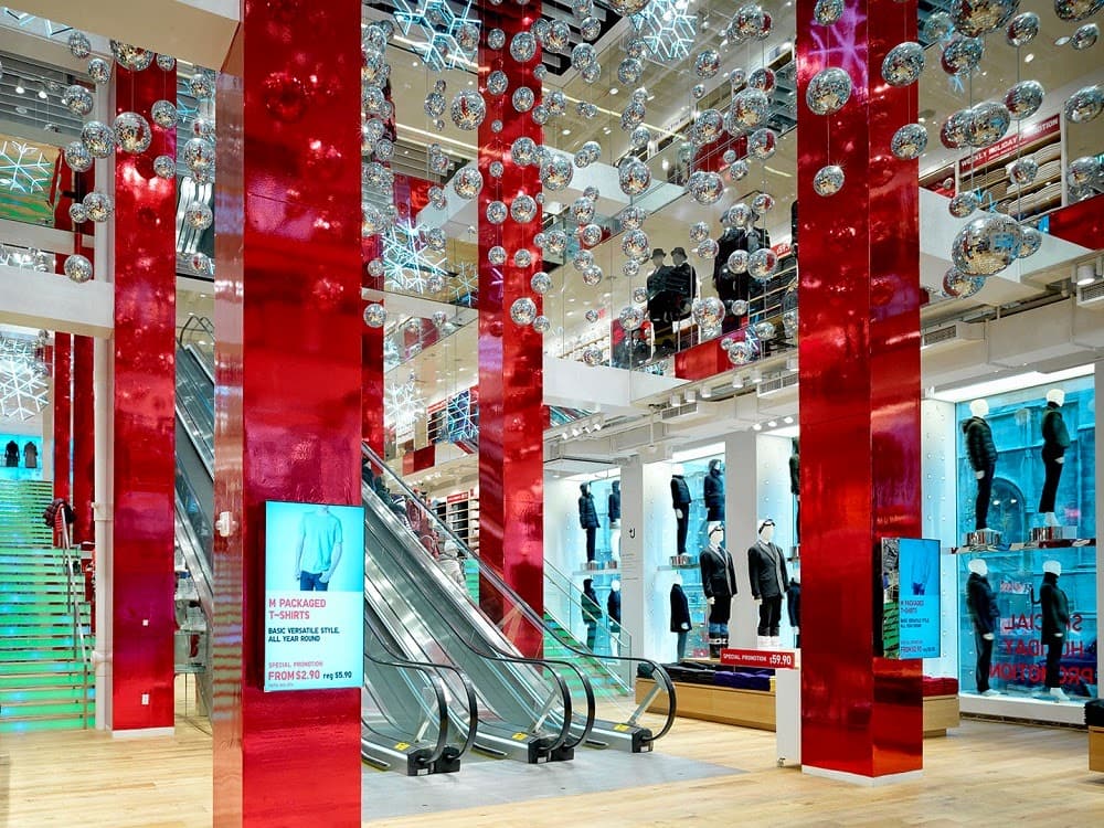 Loja japonesa Uniqlo em Nova York Loja japonesa Uniqlo em Nova York