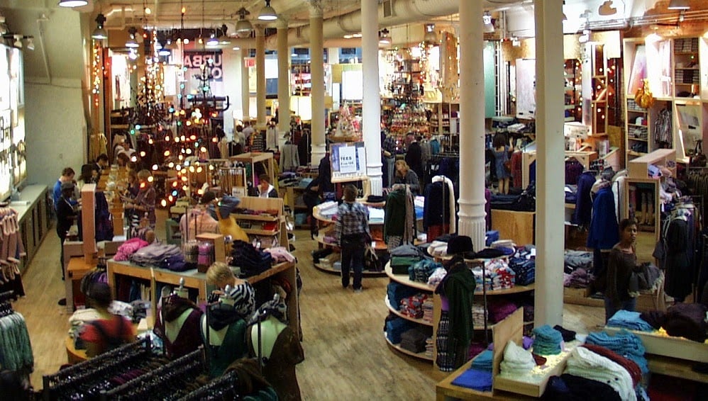 Loja Urban Outfitters em Nova York Loja Urban Outfitters em Nova York