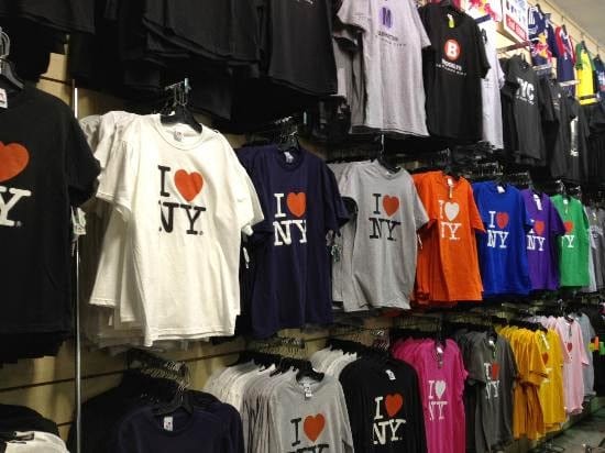 Loja de souvenirs Grand Slam em Nova York Loja de souvenirs Grand Slam em Nova York