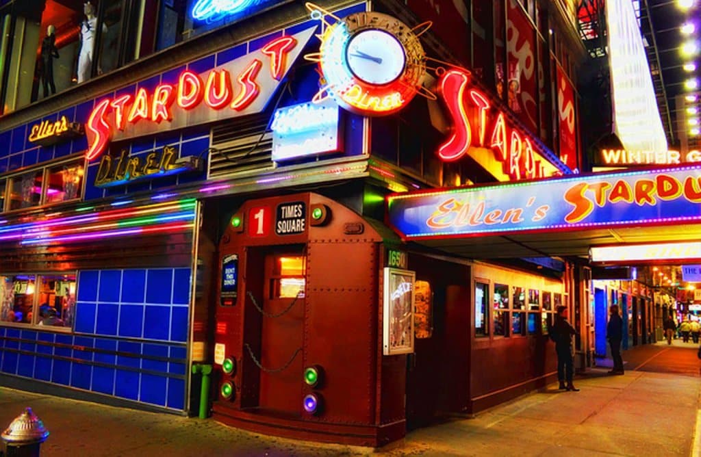 Restaurante Ellens Stardust Diner em Nova York Restaurante Ellens Stardust Diner em Nova York