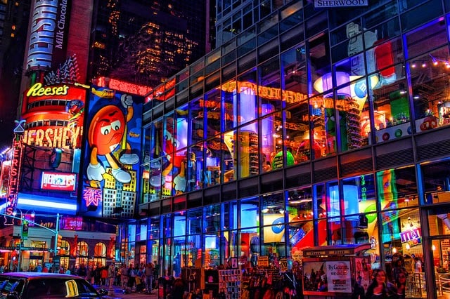 Loja M&M’s World em Nova York Loja M&M’s World em Nova York