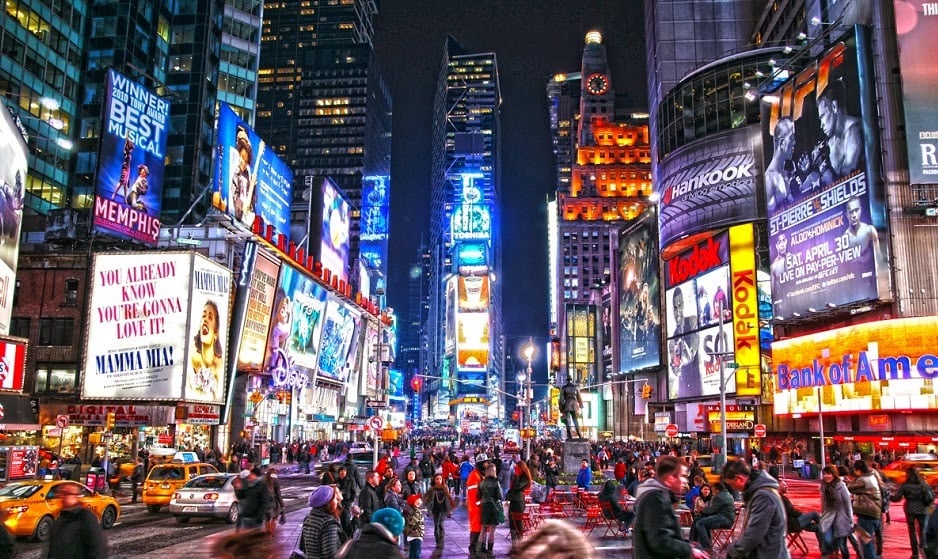 Onde Ficar em Nova York - Manhattan Times Square Onde Ficar em Nova York - Manhattan Times Square